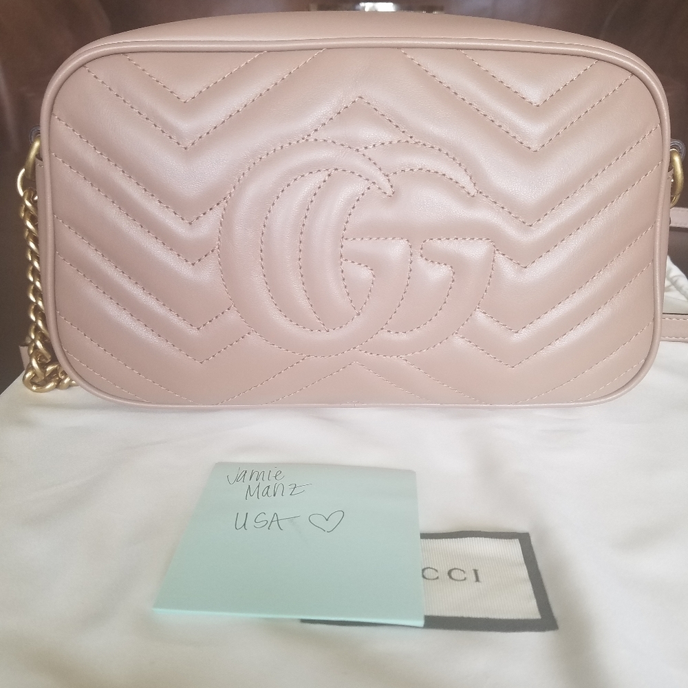 SOLD! Gucci GG Small Marmont Camera Bag - Picture 4 of 8